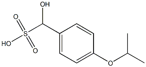 hydroxy(4-isopropoxyphenyl)methanesulfonate 结构式