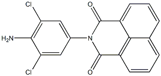 2-(4-amino-3,5-dichlorophenyl)-1H-benzo[de]isoquinoline-1,3(2H)-dione 结构式