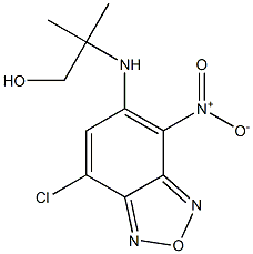 2-({7-chloro-4-nitro-2,1,3-benzoxadiazol-5-yl}amino)-2-methyl-1-propanol 结构式