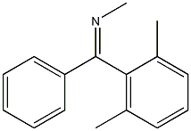 N-[(2,6-dimethylphenyl)(phenyl)methylene]-N-methylamine 结构式