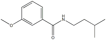 N-isopentyl-3-methoxybenzamide 结构式