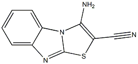 3-amino[1,3]thiazolo[3,2-a]benzimidazole-2-carbonitrile 结构式