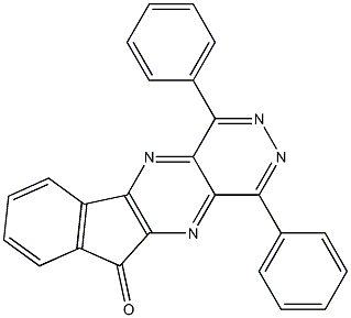 1,4-diphenyl-10H-indeno[1',2':5,6]pyrazino[2,3-d]pyridazin-10-one 结构式