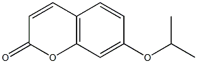 7-isopropoxy-2H-chromen-2-one 结构式