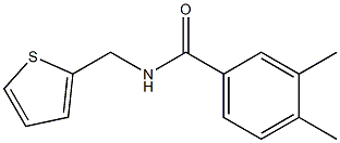 3,4-dimethyl-N-(2-thienylmethyl)benzamide 结构式