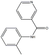 N-(2-methylphenyl)nicotinamide 结构式