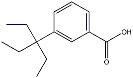 3-(1,1-diethylpropyl)benzoic acid 结构式