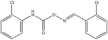 1-chloro-2-[({[(2-chlorobenzylidene)amino]oxy}carbonyl)amino]benzene 结构式