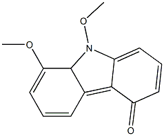 5,6-二甲氧基苯并吲哚酮 结构式