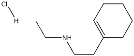 2-(1-cyclohexen-1-yl)-N-ethyl-1-ethanamine hydrochloride 结构式