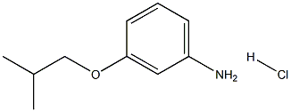 3-isobutoxyaniline hydrochloride 结构式