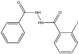 N'-benzoyl-2-iodobenzohydrazide 结构式