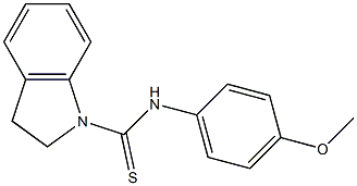 indolinyl((4-methoxyphenyl)amino)methane-1-thione 结构式