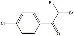 2,2-二溴-1-(4-氯苯基)乙酮 结构式