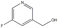 (5-氟吡啶-3-基)甲醇 结构式
