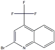 2-溴-4-三氟甲基喹碄 结构式