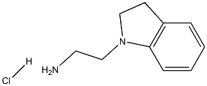 2-(2,3-dihydro-1H-indol-1-yl)ethanamine hydrochloride 结构式
