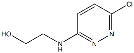 2-[(6-chloropyridazin-3-yl)amino]ethanol 结构式