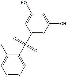 3,5-Dihydroxy-2'-methyl[sulfonylbisbenzene] 结构式