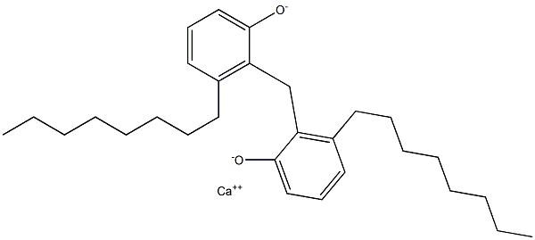 Calcium 2,2'-methylenebis(3-octylphenoxide) 结构式