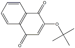 2-(tert-Butyloxy)-1,4-naphthoquinone 结构式