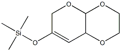 2,3,4a,8a-Tetrahydro-7-[(trimethylsilyl)oxy]-6H-pyrano[2,3-b]-1,4-dioxin 结构式