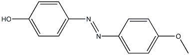 4-[(4-Methoxyphenyl)diazenyl]phenol 结构式