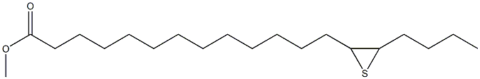 14,15-Epithiononadecanoic acid methyl ester 结构式