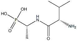 [(S)-1-(L-Valylamino)ethyl]phosphonic acid 结构式