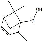 4,6,6-Trimethylbicyclo[3.1.1]hept-2-en-5-yl hydroperoxide 结构式