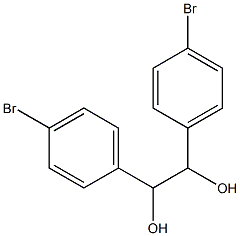 1,2-Bis(4-bromophenyl)ethylene glycol 结构式