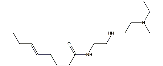 N-[2-[2-(Diethylamino)ethylamino]ethyl]-5-nonenamide 结构式