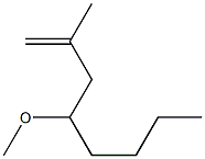 2-Methyl-4-methoxy-1-octene 结构式