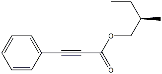 (-)-Phenylpropiolic acid (R)-2-methylbutyl ester 结构式