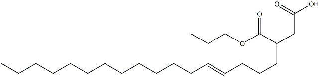 3-(4-Heptadecenyl)succinic acid 1-hydrogen 4-propyl ester 结构式