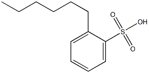 2-Hexylbenzenesulfonic acid 结构式