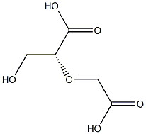(+)-2-Hydroxymethyl[(R)-oxydiacetic acid] 结构式