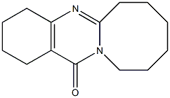 3,4,6,7,8,9,10,11-Octahydro-1H-azocino[2,1-b]quinazolin-13(2H)-one 结构式