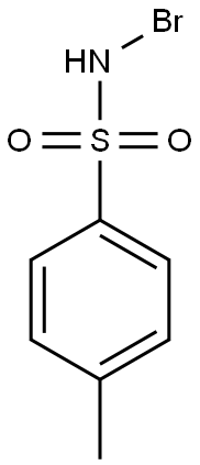 N-Bromo-4-methylbenzenesulfonamide 结构式