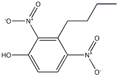 3-Butyl-2,4-dinitrophenol 结构式