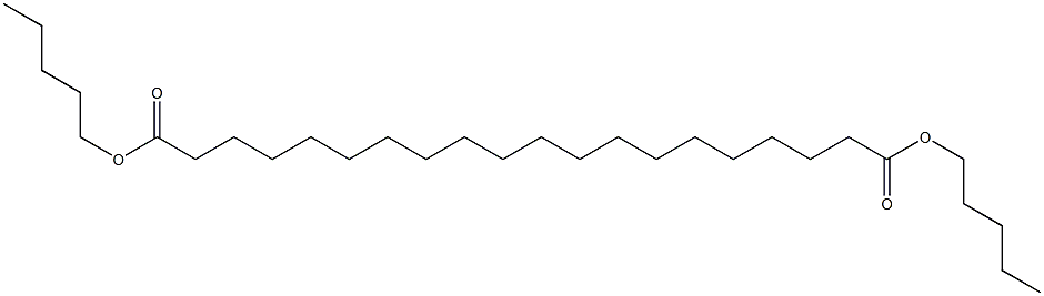 Icosanedioic acid dipentyl ester 结构式