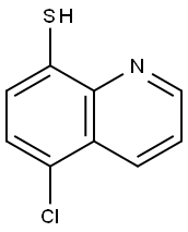 5-Chloroquinoline-8-thiol 结构式