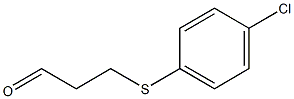 3-[(4-Chlorophenyl)thio]propionaldehyde 结构式