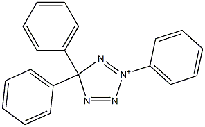 2,5,5-Triphenyl-5H-tetrazol-2-ium 结构式