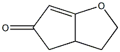 3,3a-Dihydro-2H-cyclopenta[b]furan-5(4H)-one 结构式