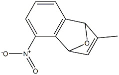 1,4-Dihydro-1,4-epoxy-2-methyl-5-nitronaphthalene 结构式