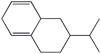 1,2,3,4,6,8a-Hexahydro-2-isopropylnaphthalene 结构式