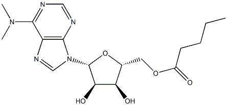 N,N-Dimethyl-5'-O-valeryladenosine 结构式