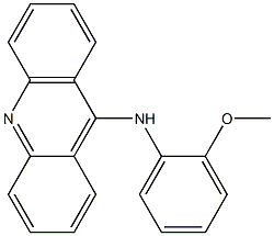 N-(2-Methoxyphenyl)-9-acridinamine 结构式