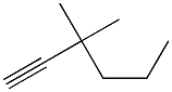 3,3-Dimethyl-1-hexyne 结构式